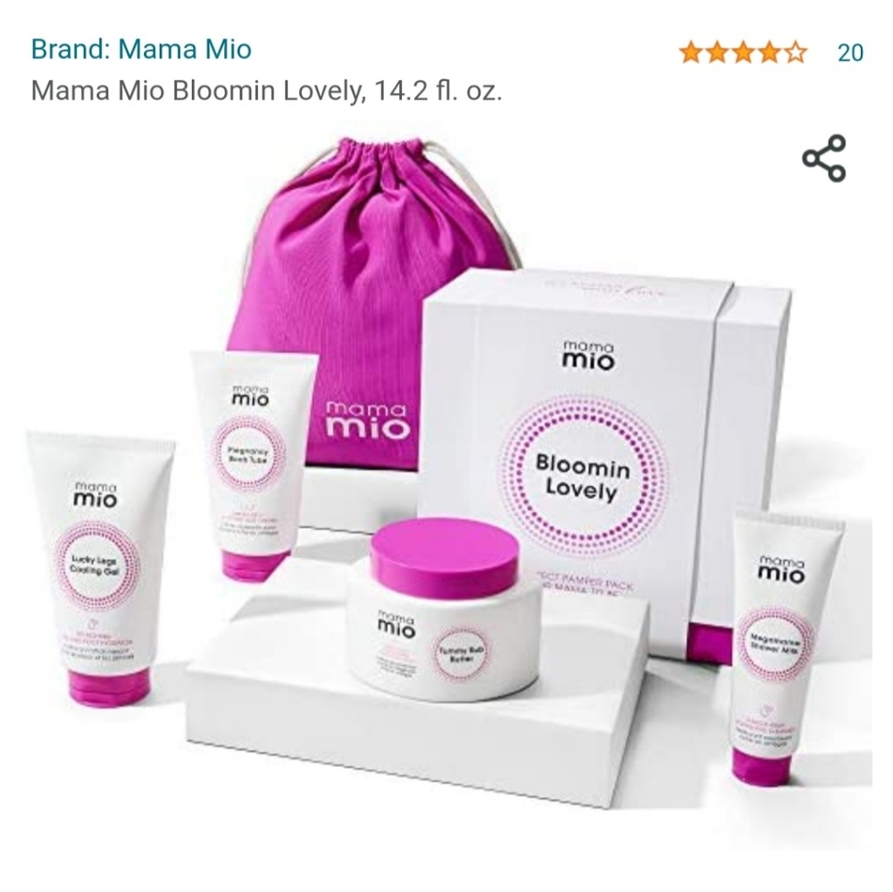 Mama Mio Breastfeeding Skin Care and Mini Bloom Balm